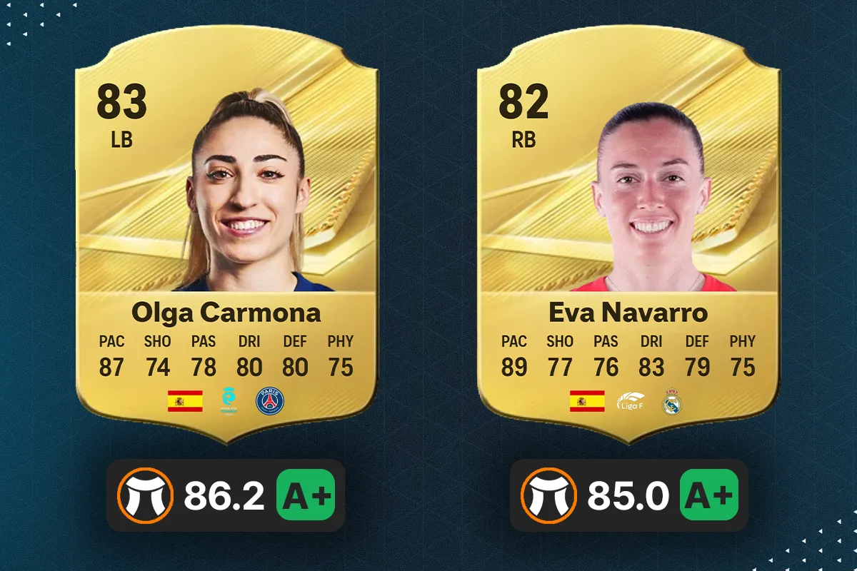 Olga Carmona and Eva Navarro cheap FC 27 full-backs